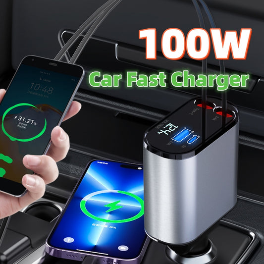 Metal Car Super Fast Charging Adapter - My Store
